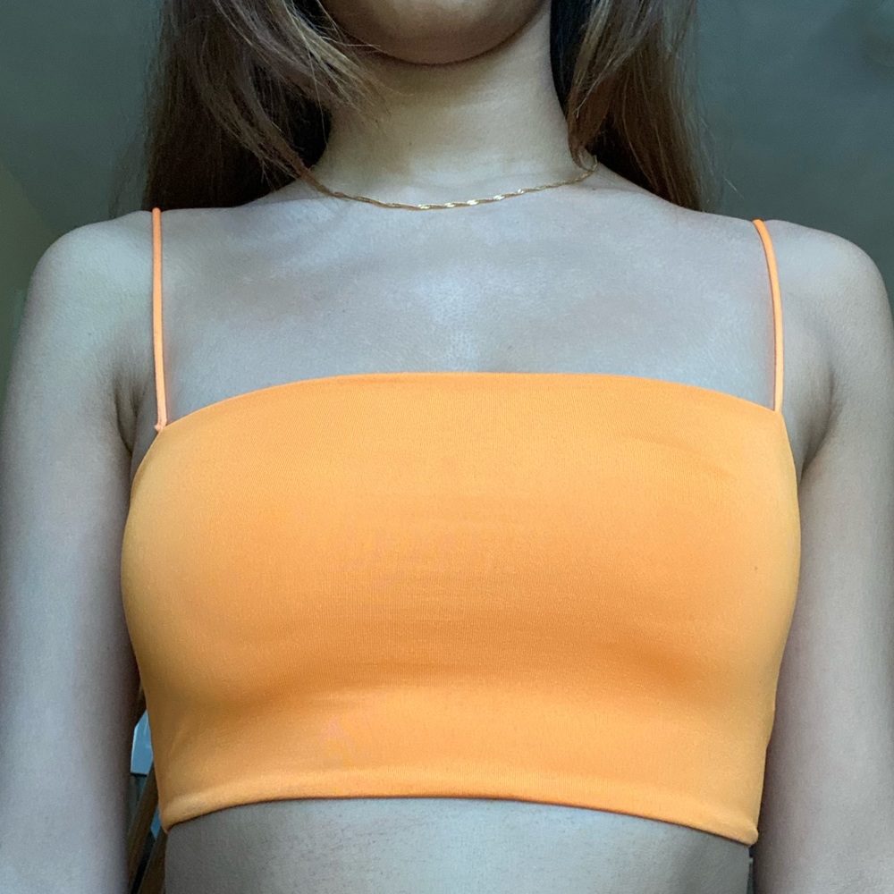 Neon orange cami